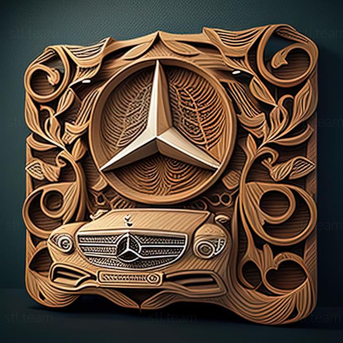 3D модель Mercedes Benz C (STL)